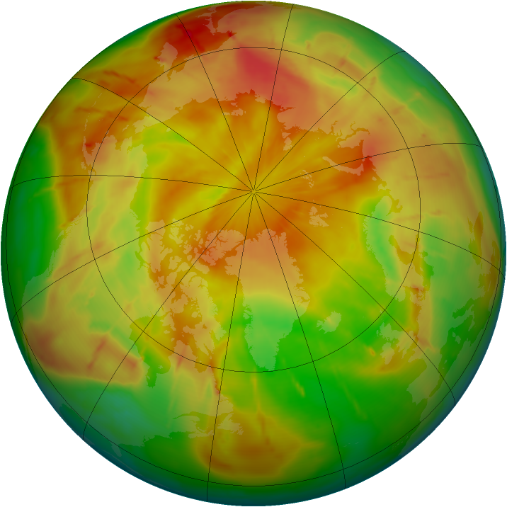 Arctic ozone map for 01 May 2010